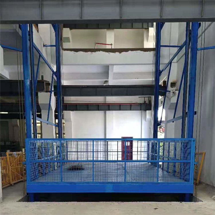 固定式升降机厂家 剪叉式升降货梯 库房二层载货货梯